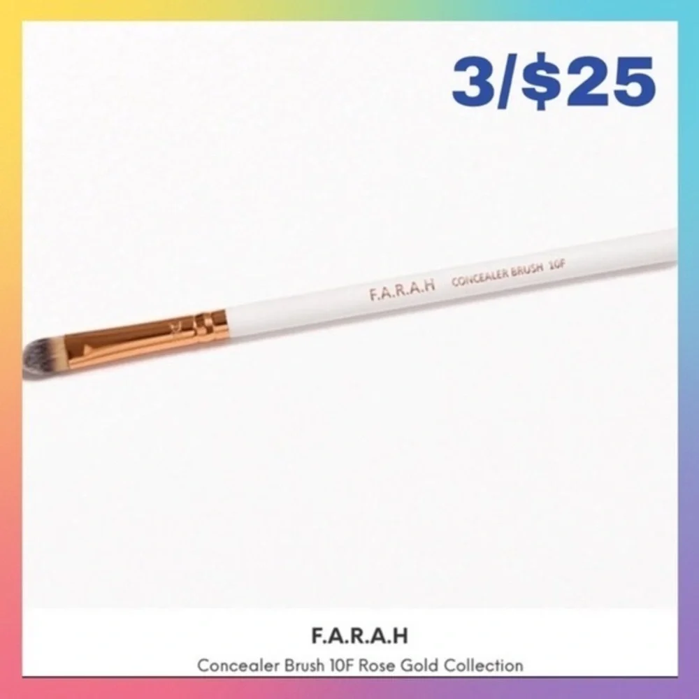 F.A.R.A.H Concealer Brush 10F Rose Gold Collection